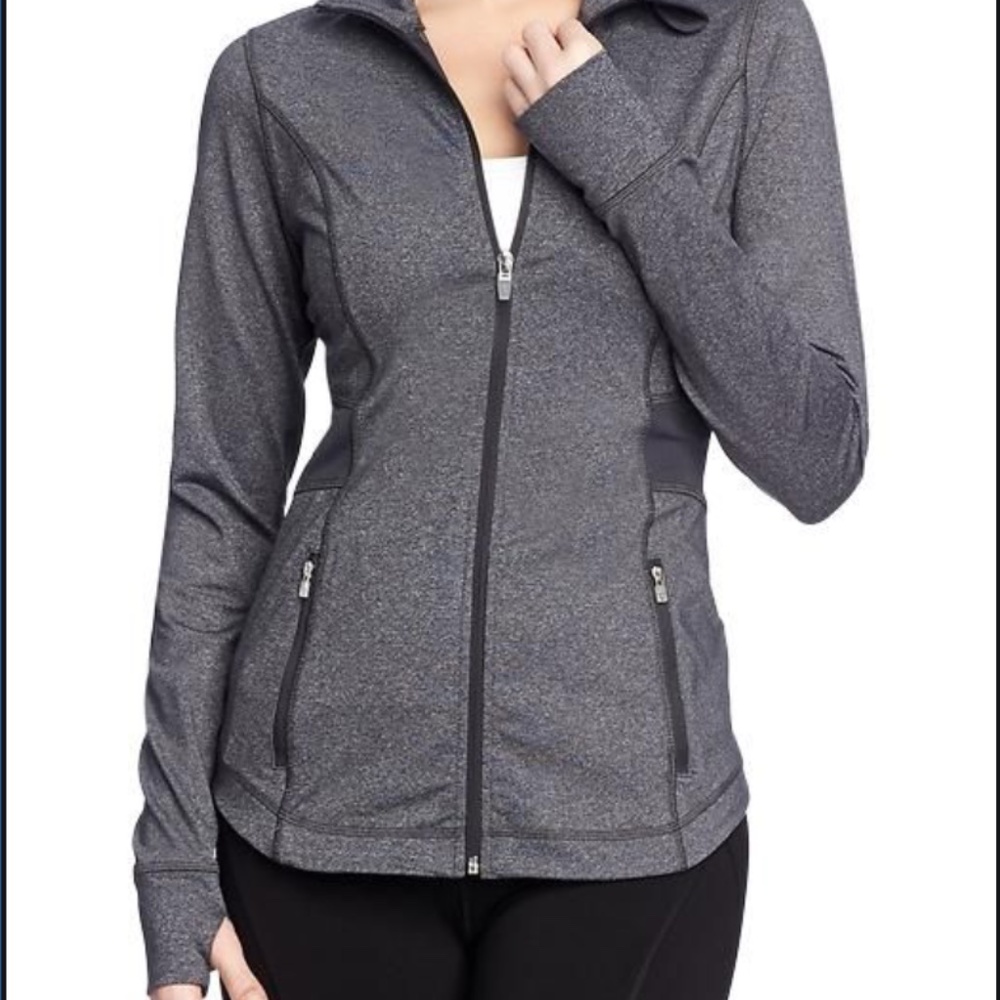 Old Navy Gray Activewear Jacket
